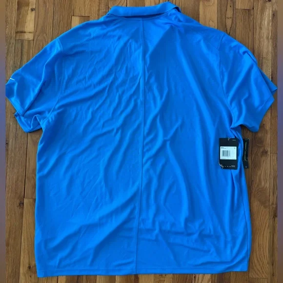 Nike Men's Dri Fit Blue Polo Golf Shirt - Picture 5 of 6